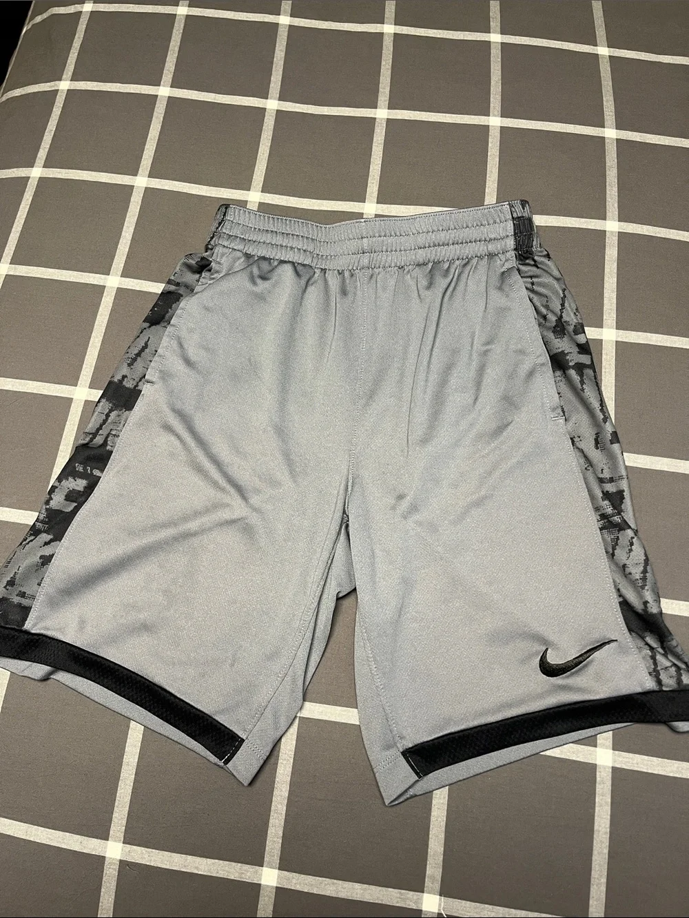Nike Light Gray Dri-FIT Athletic Shorts